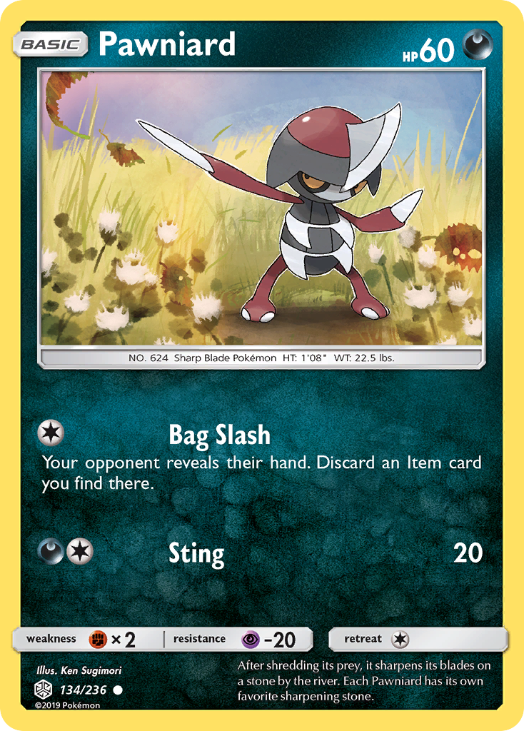 Pawniard (134/236) [Sun & Moon: Cosmic Eclipse] | Odin's Place