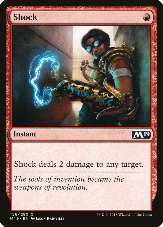 Shock (156) [Core Set 2019] | Odin's Place