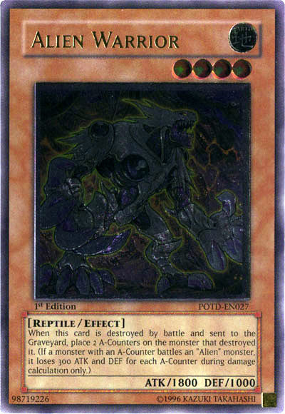 Alien Warrior [POTD-EN027] Ultimate Rare | Odin's Place