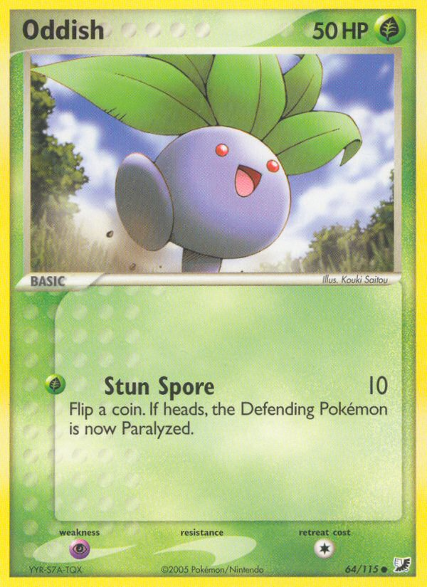 Oddish (64/115) [EX: Unseen Forces] | Odin's Place