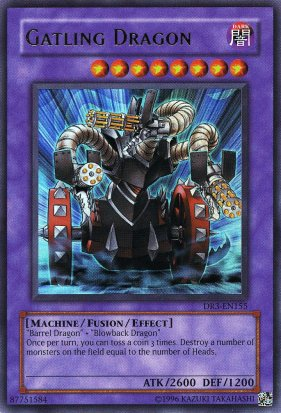 Gatling Dragon [DR3-EN155] Ultra Rare | Odin's Place