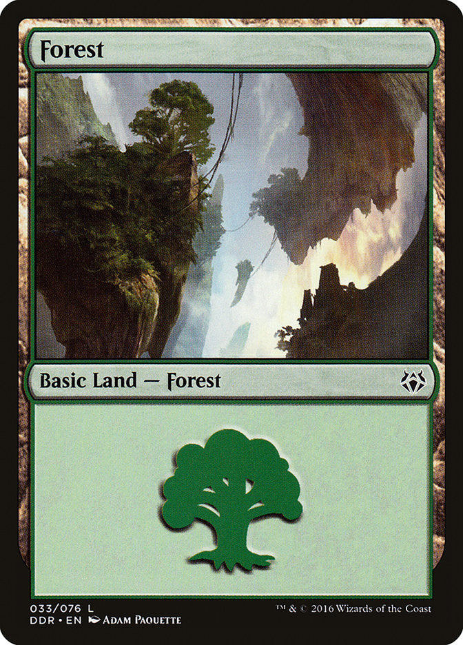 Forest (33) [Duel Decks: Nissa vs. Ob Nixilis] | Odin's Place