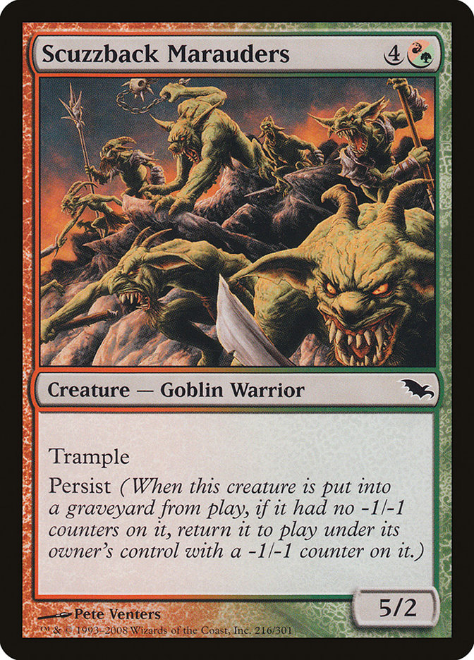 Scuzzback Marauders (216) [Shadowmoor] | Odin's Place
