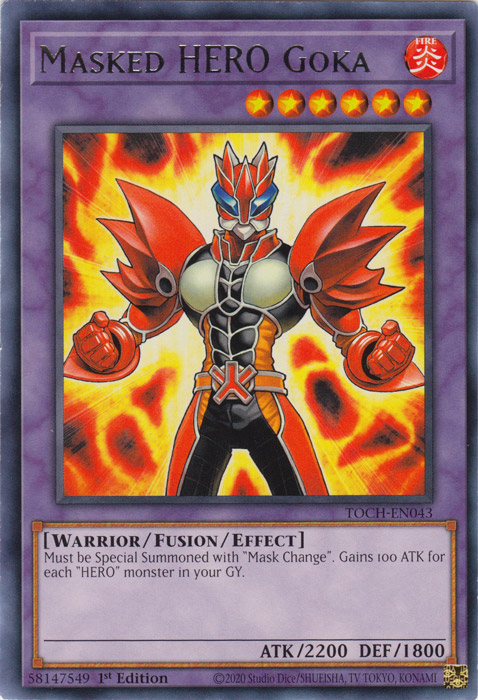 Masked Hero Goka [TOCH-EN043] Rare | Odin's Place