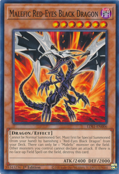 Malefic Red-Eyes Black Dragon [LDS1-EN006] Common | Odin's Place