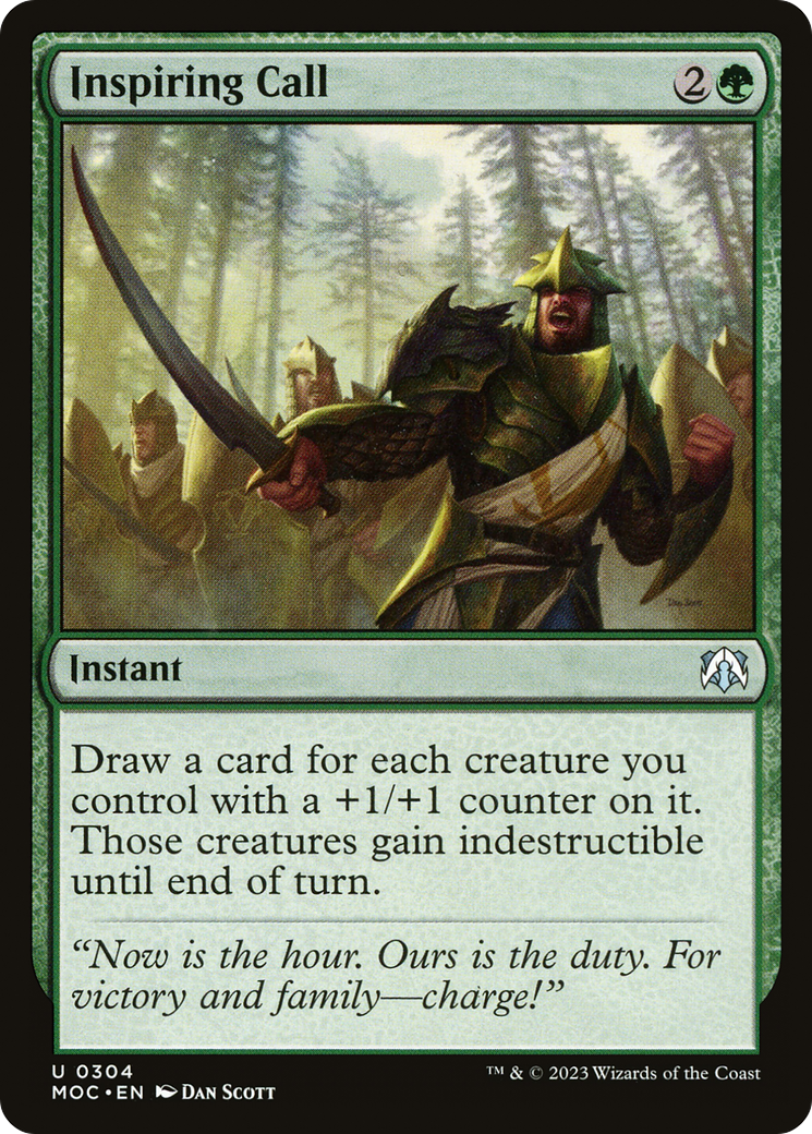 Inspiring Call [March of the Machine Commander] | Odin's Place