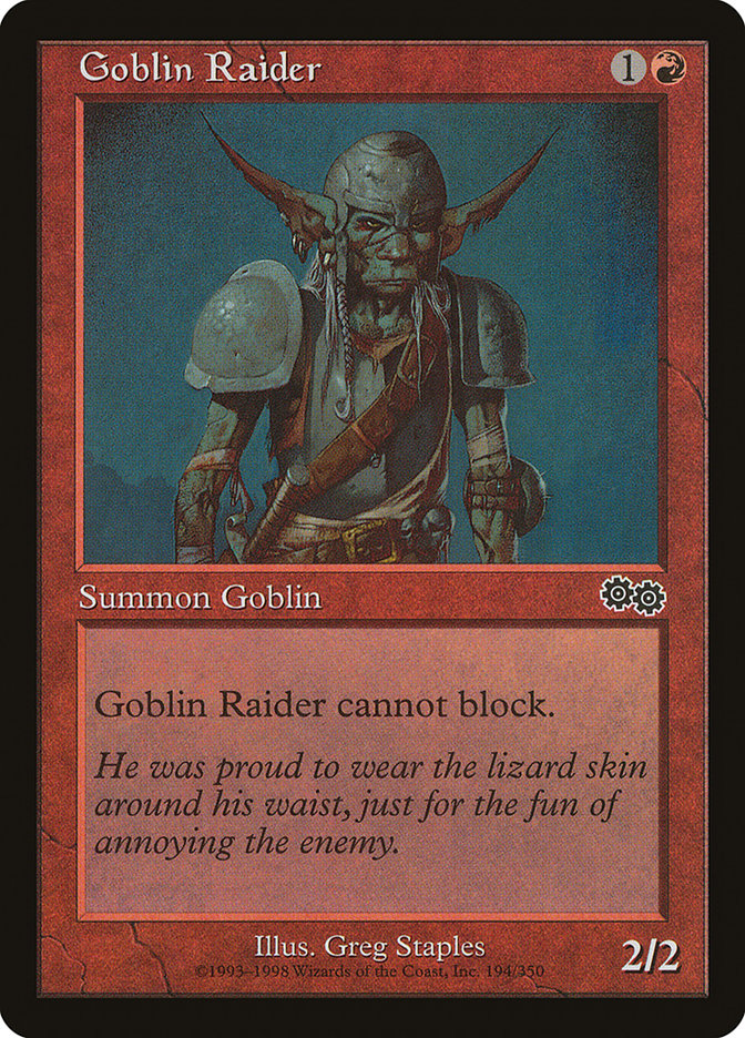 Goblin Raider (194) [Urza's Saga] | Odin's Place