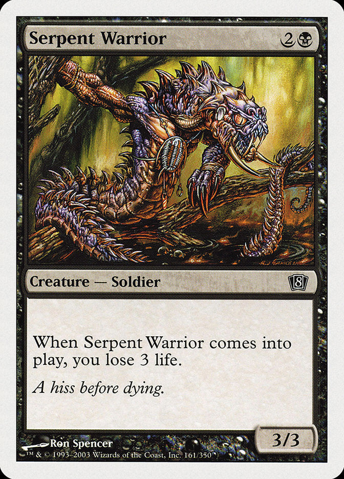 Serpent Warrior (161) [Eighth Edition] | Odin's Place