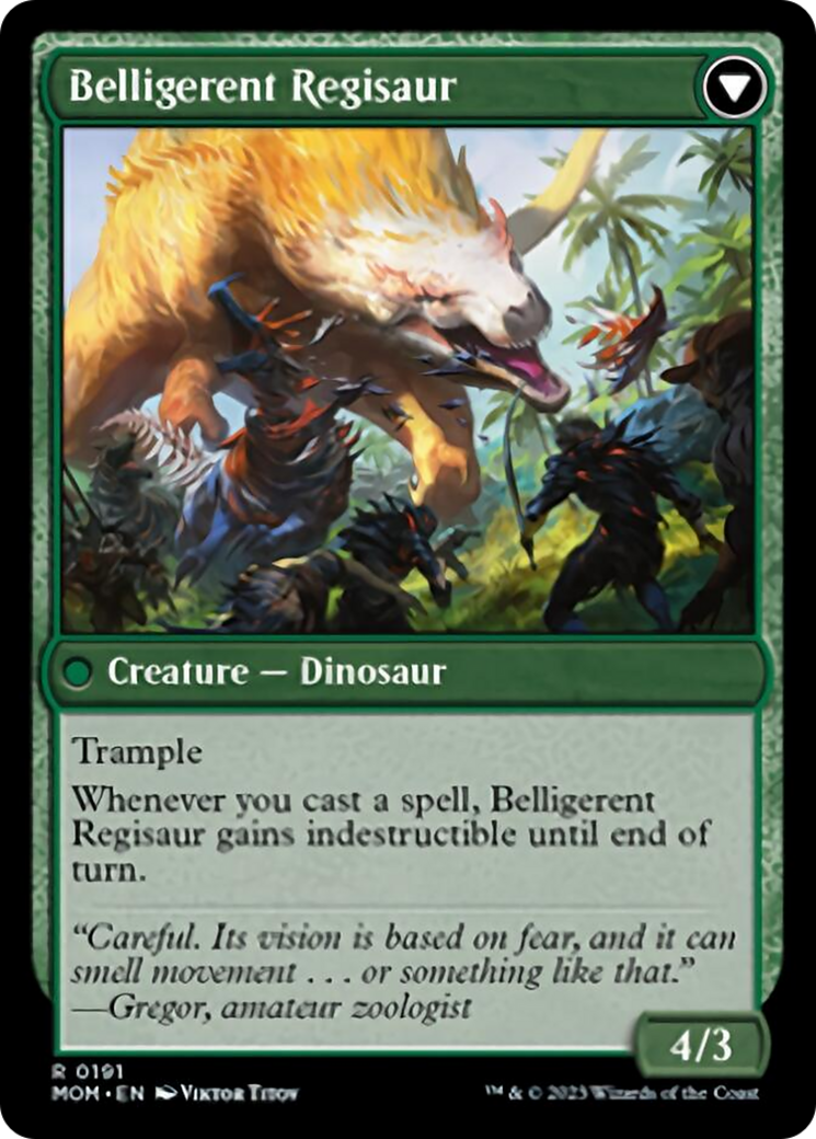 Invasion of Ixalan // Belligerent Regisaur [March of the Machine] | Odin's Place