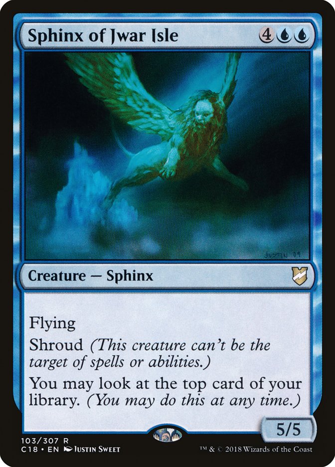 Sphinx of Jwar Isle (103) [Commander 2018] | Odin's Place
