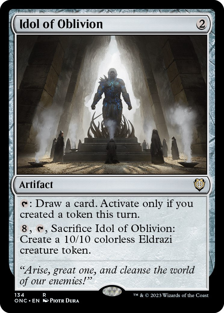 Idol of Oblivion [Phyrexia: All Will Be One Commander] | Odin's Place