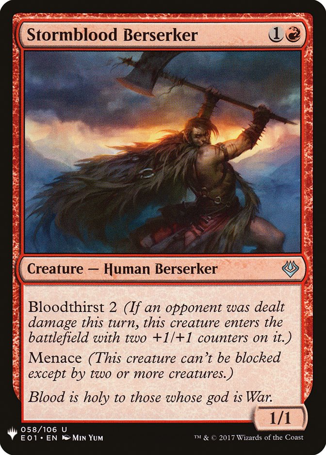 Stormblood Berserker [Mystery Booster] | Odin's Place