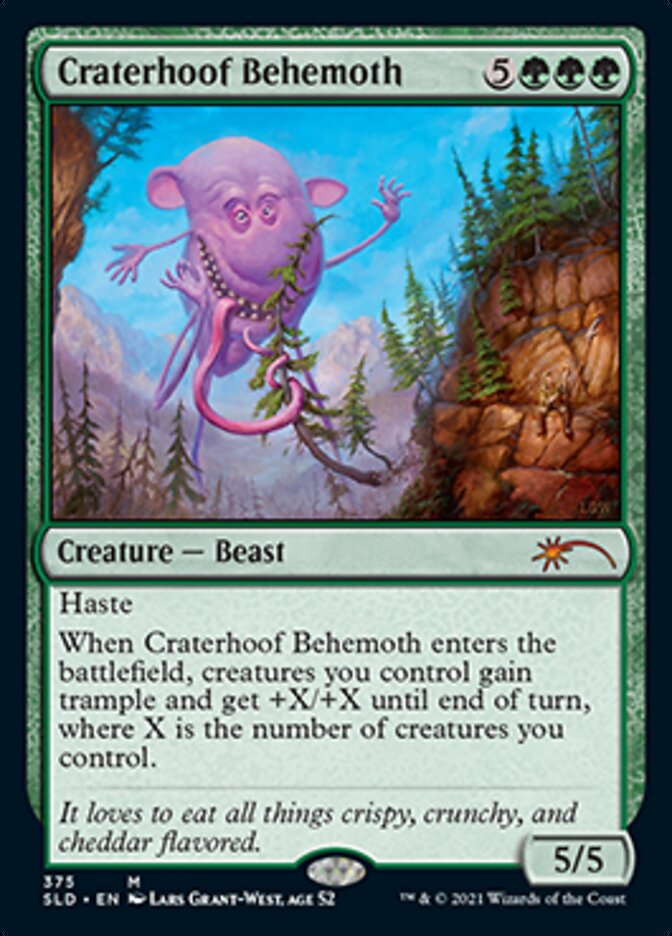 Craterhoof Behemoth (375) [Secret Lair Drop Series] | Odin's Place