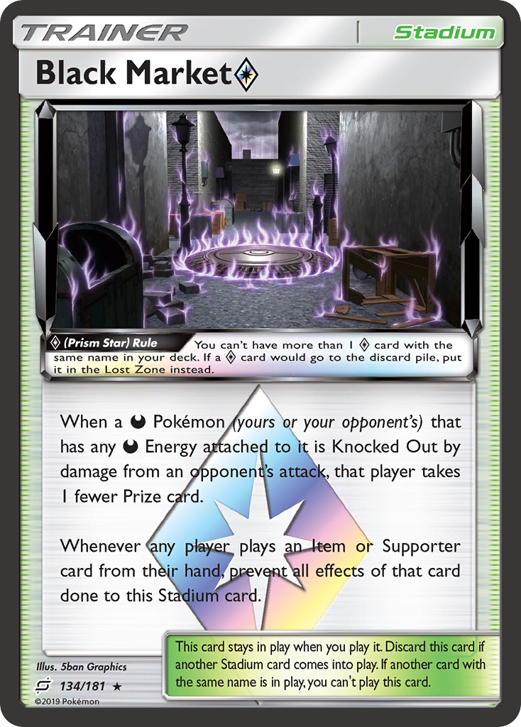 Black Market (134/181) (Prism Star) [Sun & Moon: Team Up] | Odin's Place