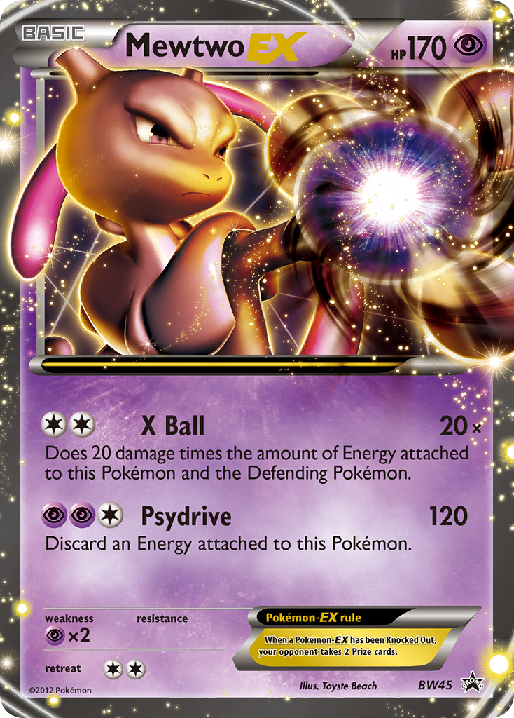 Mewtwo EX (BW45) [Black & White: Black Star Promos] | Odin's Place