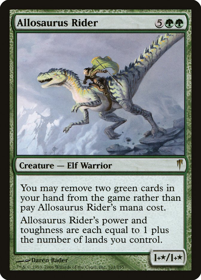 Allosaurus Rider (101) [Coldsnap] | Odin's Place