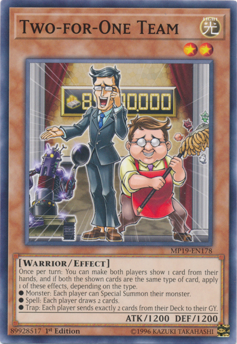 Two-for-One Team [MP19-EN178] Common | Odin's Place