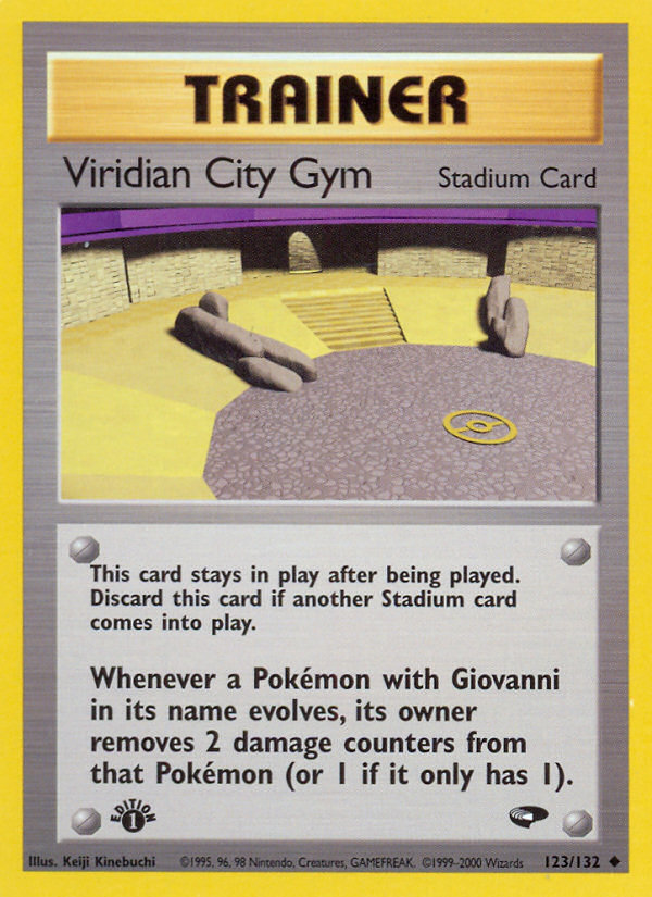 Viridian City Gym (123/132) [Gym Challenge 1st Edition] | Odin's Place