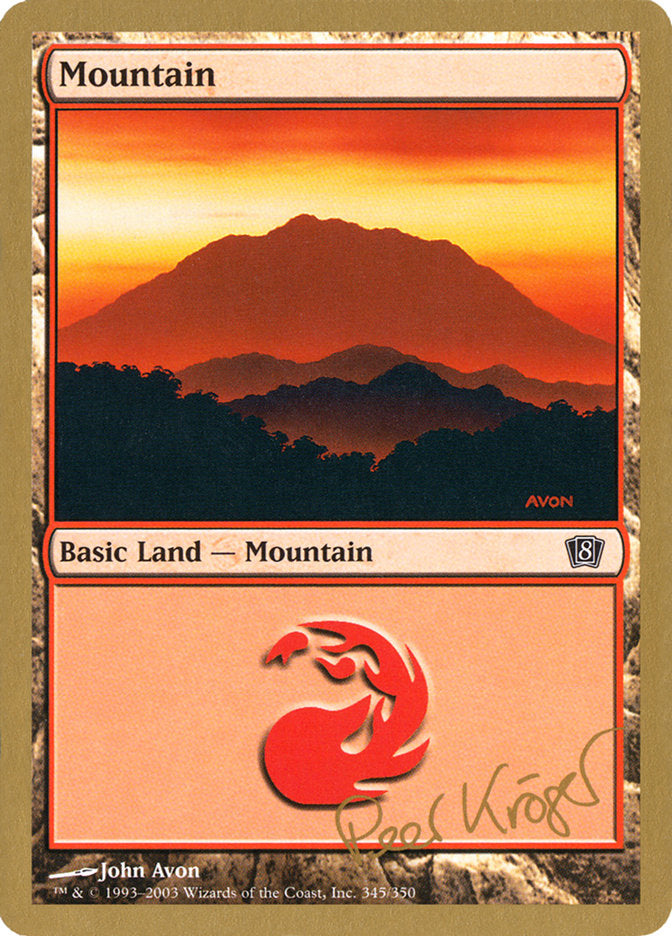 Mountain (pk345) (Peer Kroger) [World Championship Decks 2003] | Odin's Place
