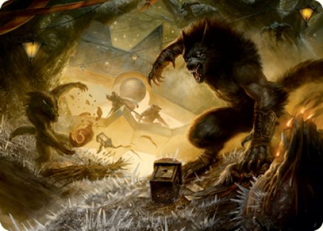 Storm the Festival Art Card [Innistrad: Midnight Hunt Art Series] | Odin's Place