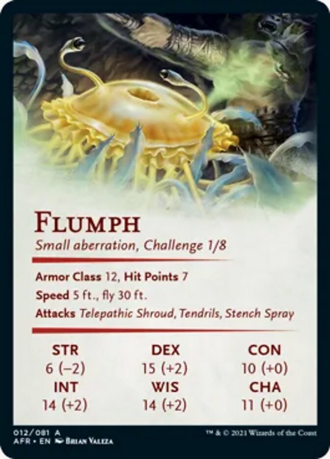 Flumph Art Card [Dungeons & Dragons: Adventures in the Forgotten Realms Art Series] | Odin's Place