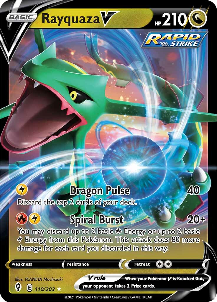 Rayquaza V (110/203) [Sword & Shield: Evolving Skies] | Odin's Place