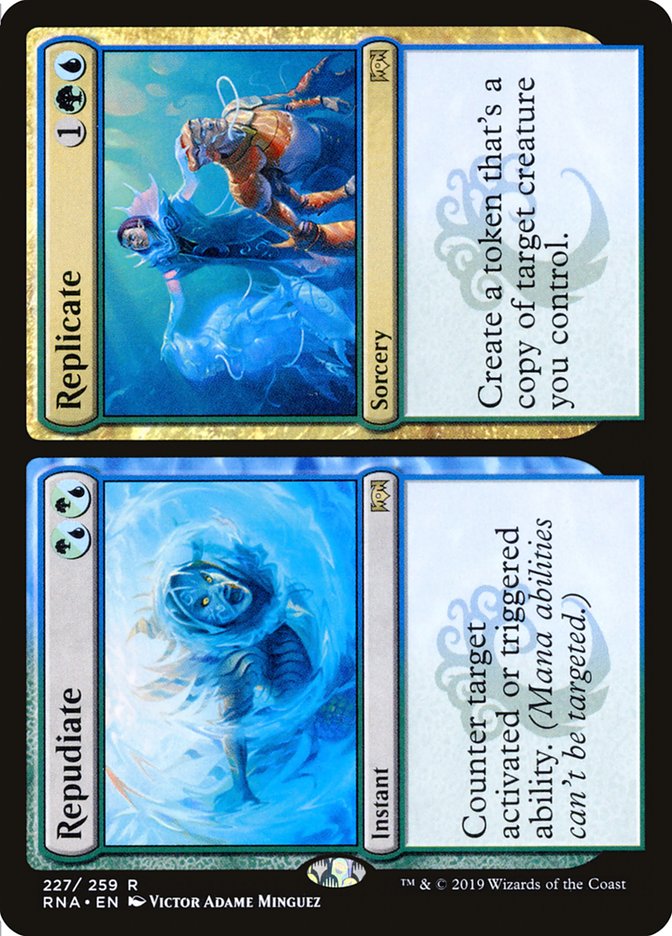 Repudiate // Replicate (227) [Ravnica Allegiance] | Odin's Place
