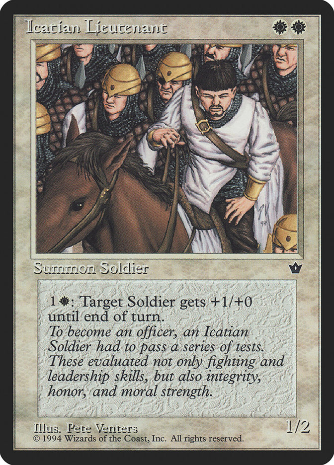 Icatian Lieutenant (9) [Fallen Empires] | Odin's Place