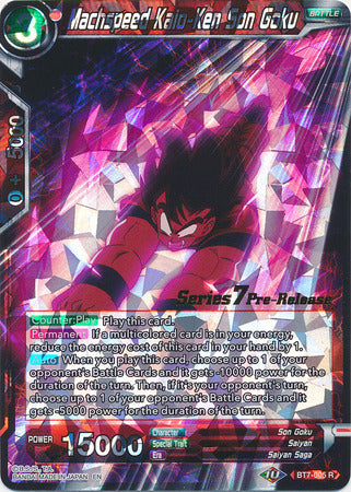 Machspeed Kaio-Ken Son Goku (BT7-005_PR) [Assault of the Saiyans Prerelease Promos] | Odin's Place