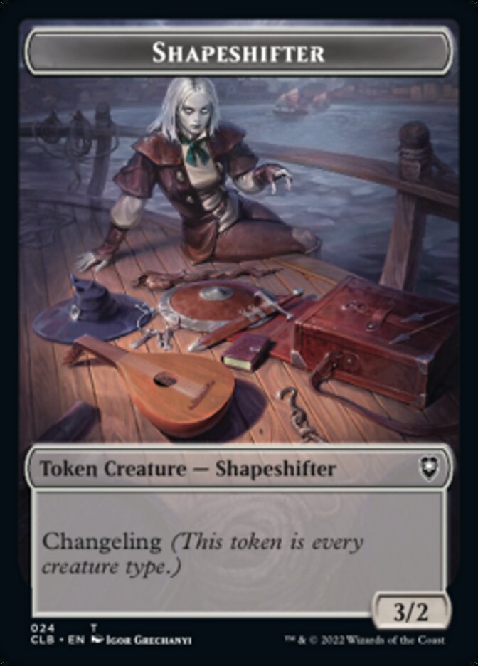 Shapeshifter (024) // Shapeshifter (028) Double-Sided Token [Commander Legends: Battle for Baldur's Gate Tokens] | Odin's Place