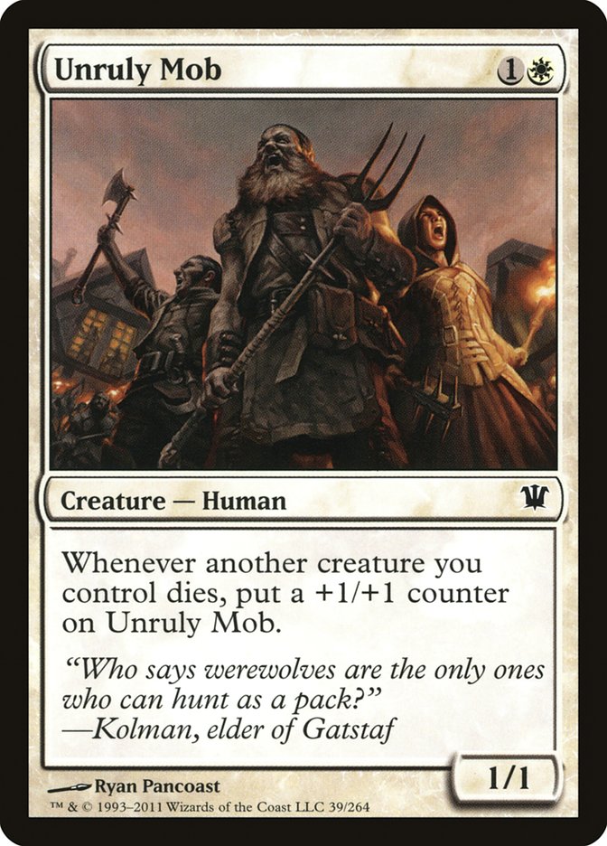Unruly Mob (39) [Innistrad] | Odin's Place