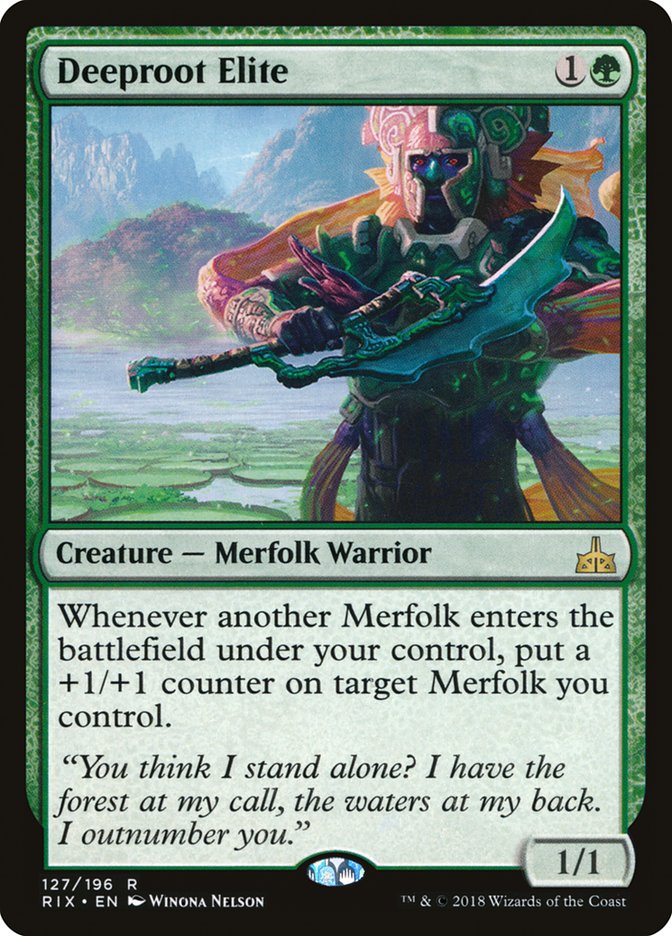 Deeproot Elite (127) [Rivals of Ixalan] | Odin's Place