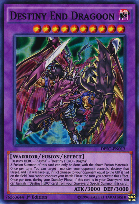 Destiny End Dragoon [DESO-EN013] Super Rare | Odin's Place