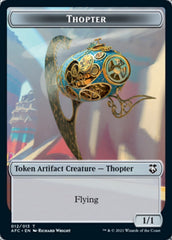 Thopter // Treasure Double-Sided Token [Dungeons & Dragons: Adventures in the Forgotten Realms Commander Tokens] | Odin's Place