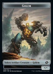 Powerstone // Golem Double-Sided Token [The Brothers' War Tokens] | Odin's Place