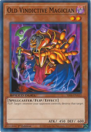 Old Vindictive Magician [SS04-ENA12] Common | Odin's Place