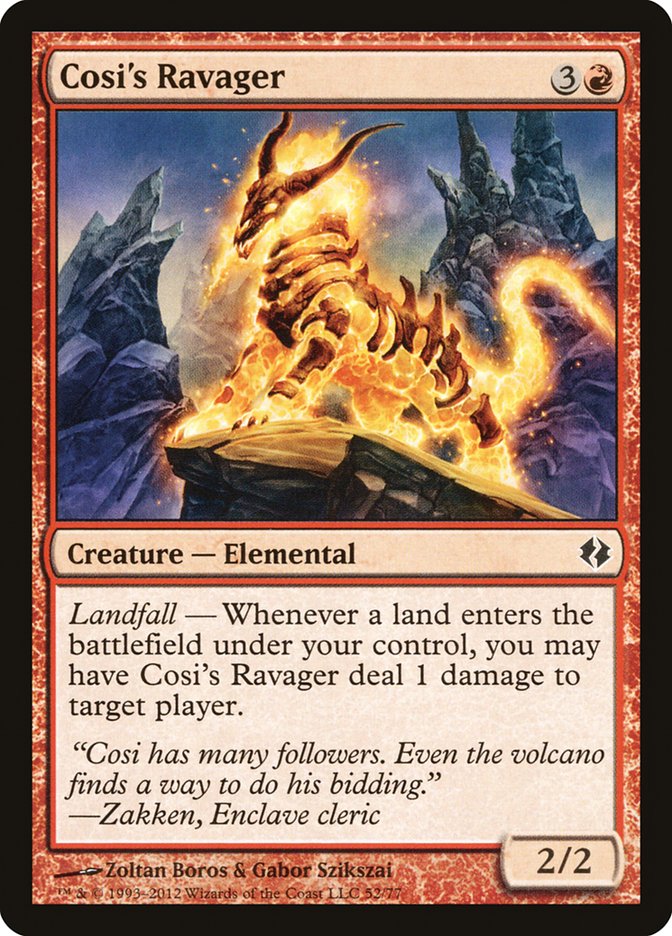 Cosi's Ravager (52) [Duel Decks: Venser vs. Koth] | Odin's Place