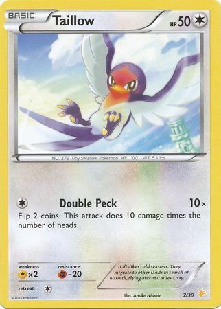 Taillow (7/30) [XY: Trainer Kit 3 - Pikachu Libre] | Odin's Place