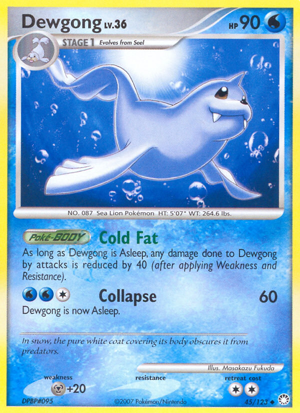Dewgong (45/123) [Diamond & Pearl: Mysterious Treasures] | Odin's Place