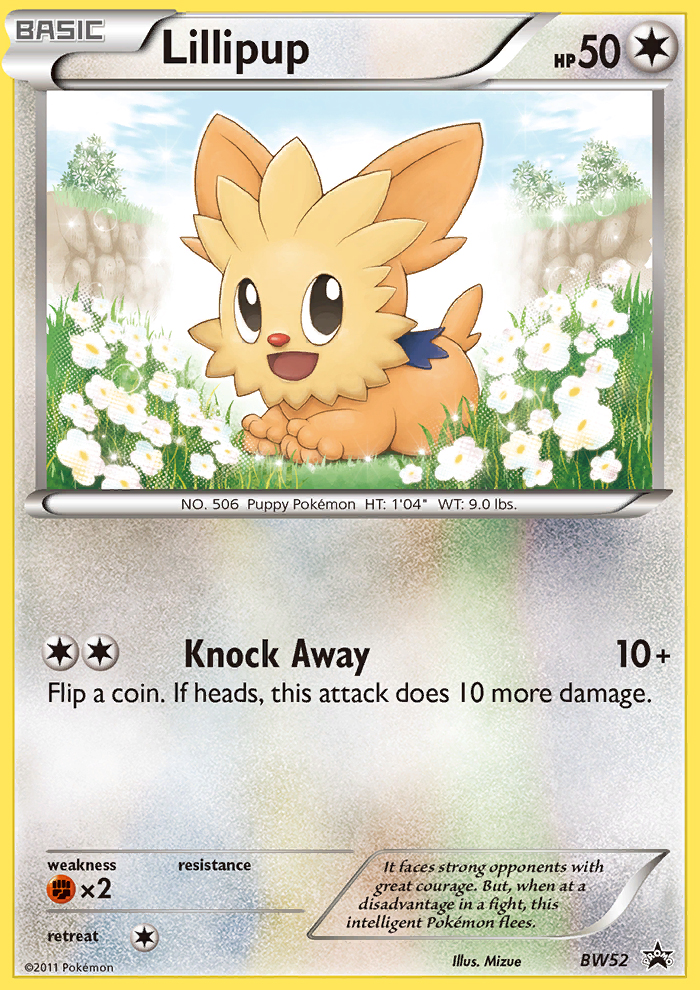 Lillipup (BW52) [Black & White: Black Star Promos] | Odin's Place