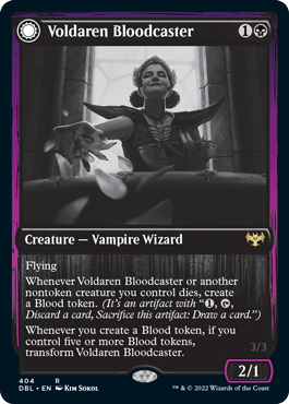 Voldaren Bloodcaster // Bloodbat Summoner [Innistrad: Double Feature] | Odin's Place