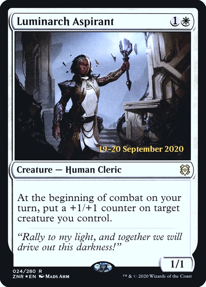 Luminarch Aspirant [Zendikar Rising Prerelease Promos] | Odin's Place