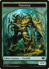 Treefolk // Wolf Double-Sided Token [Commander 2014 Tokens] | Odin's Place
