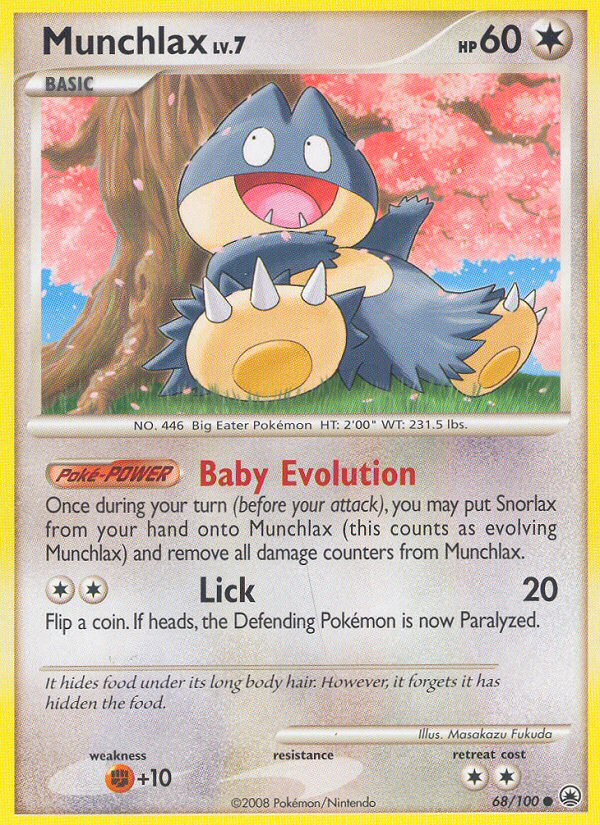 Munchlax (68/100) [Diamond & Pearl: Majestic Dawn] | Odin's Place