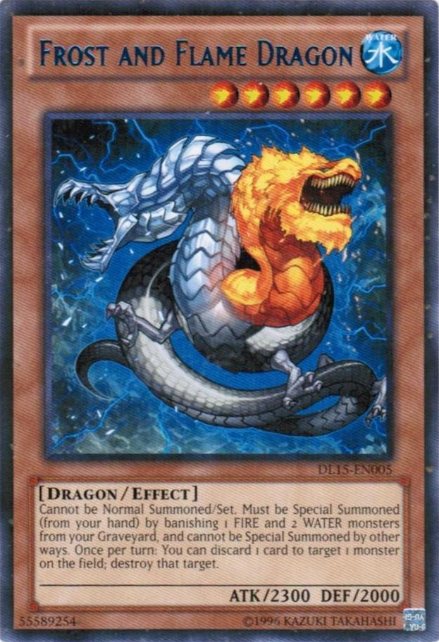 Frost and Flame Dragon (Blue) [DL15-EN005] Rare | Odin's Place