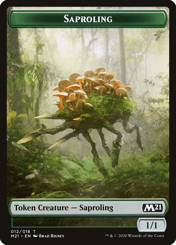 Saproling Token [Core Set 2021 Tokens] | Odin's Place