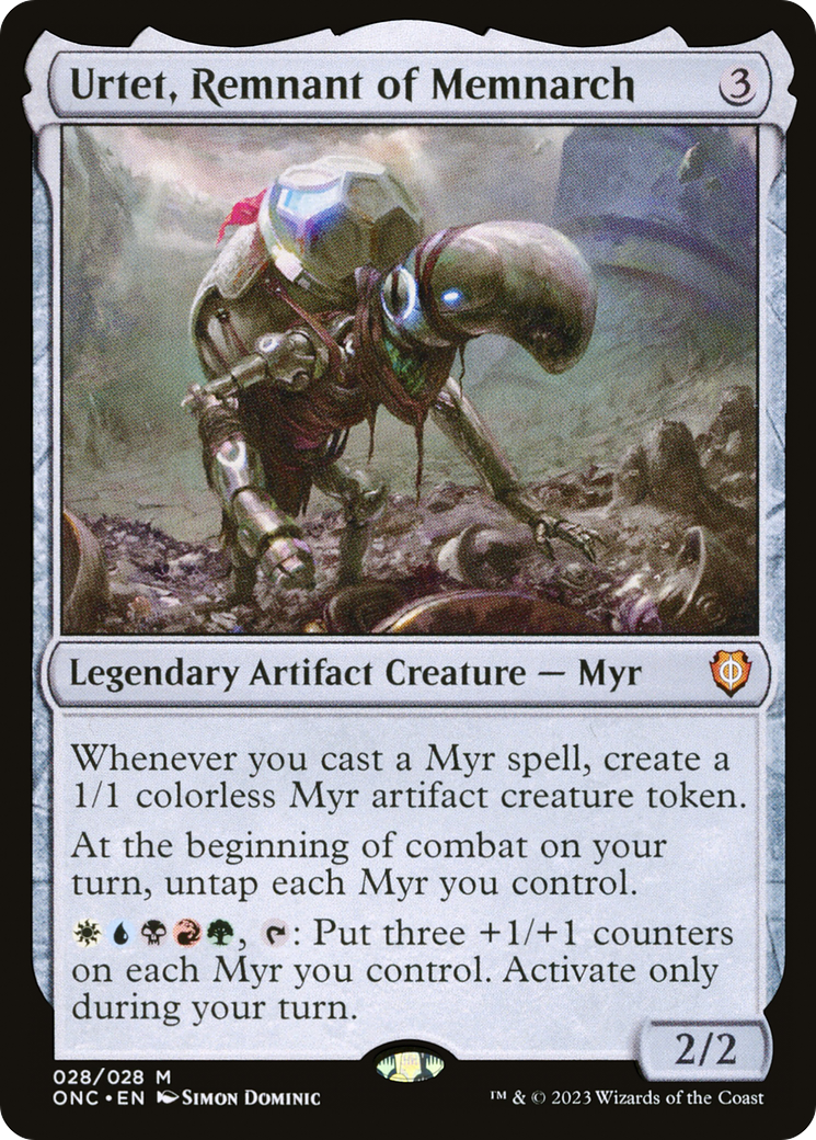 Urtet, Remnant of Memnarch [Phyrexia: All Will Be One Commander] | Odin's Place
