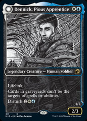 Dennick, Pious Apprentice // Dennick, Pious Apparition (Showcase Eternal Night) [Innistrad: Midnight Hunt] | Odin's Place