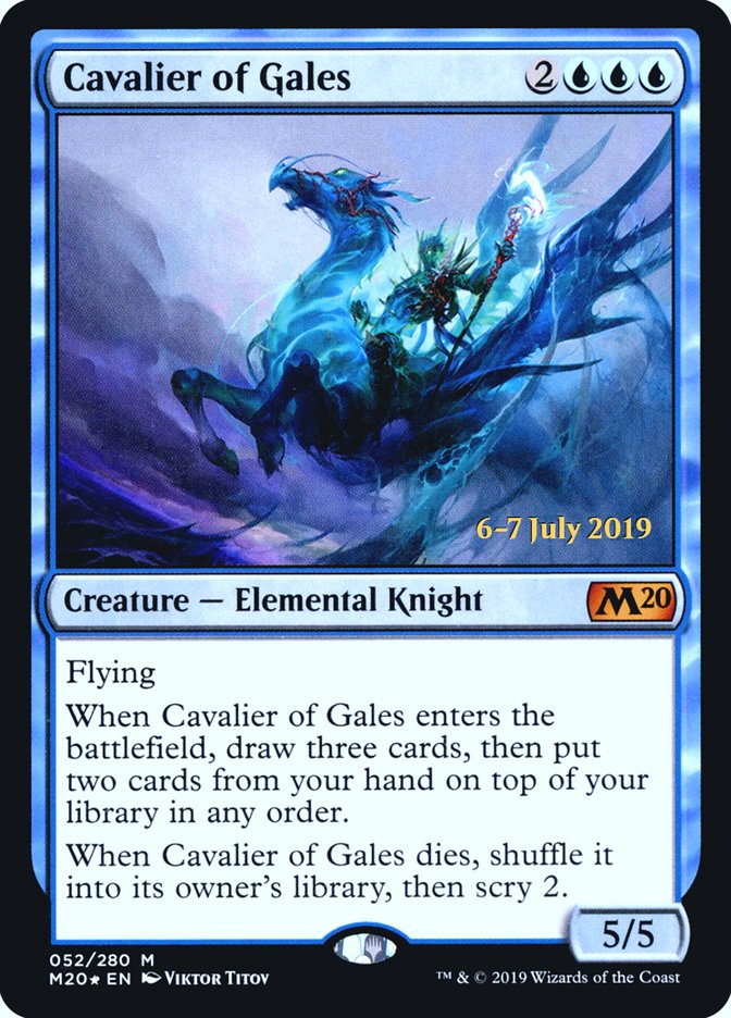 Cavalier of Gales [Core Set 2020 Prerelease Promos] | Odin's Place