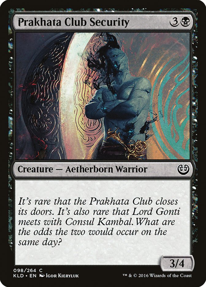 Prakhata Club Security (98) [Kaladesh] | Odin's Place